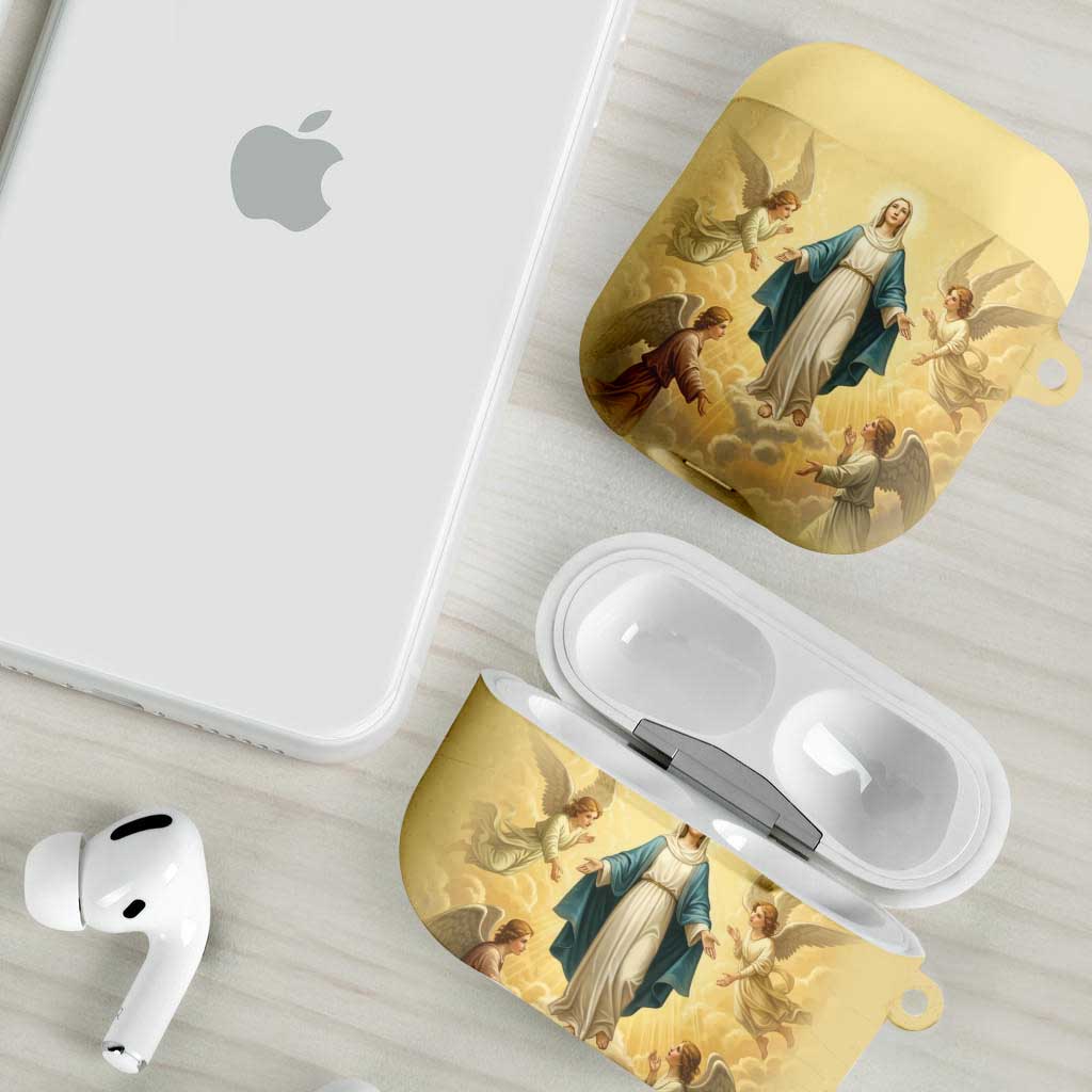 Blessed Virgin Mary AirPods Case Falling Asleep of the Mother of God - Wonder Print Shop