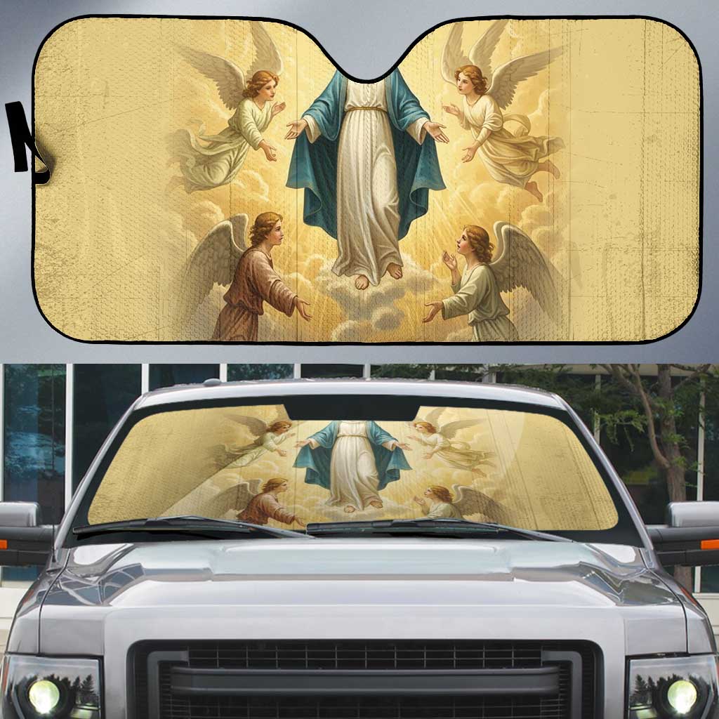 Blessed Virgin Mary Auto Sun Shade Falling Asleep of the Mother of God - Wonder Print Shop
