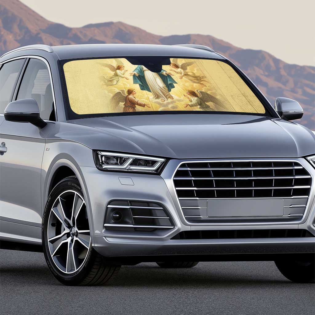 Blessed Virgin Mary Auto Sun Shade Falling Asleep of the Mother of God - Wonder Print Shop