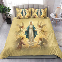 Blessed Virgin Mary Bedding Set Falling Asleep of the Mother of God - Wonder Print Shop