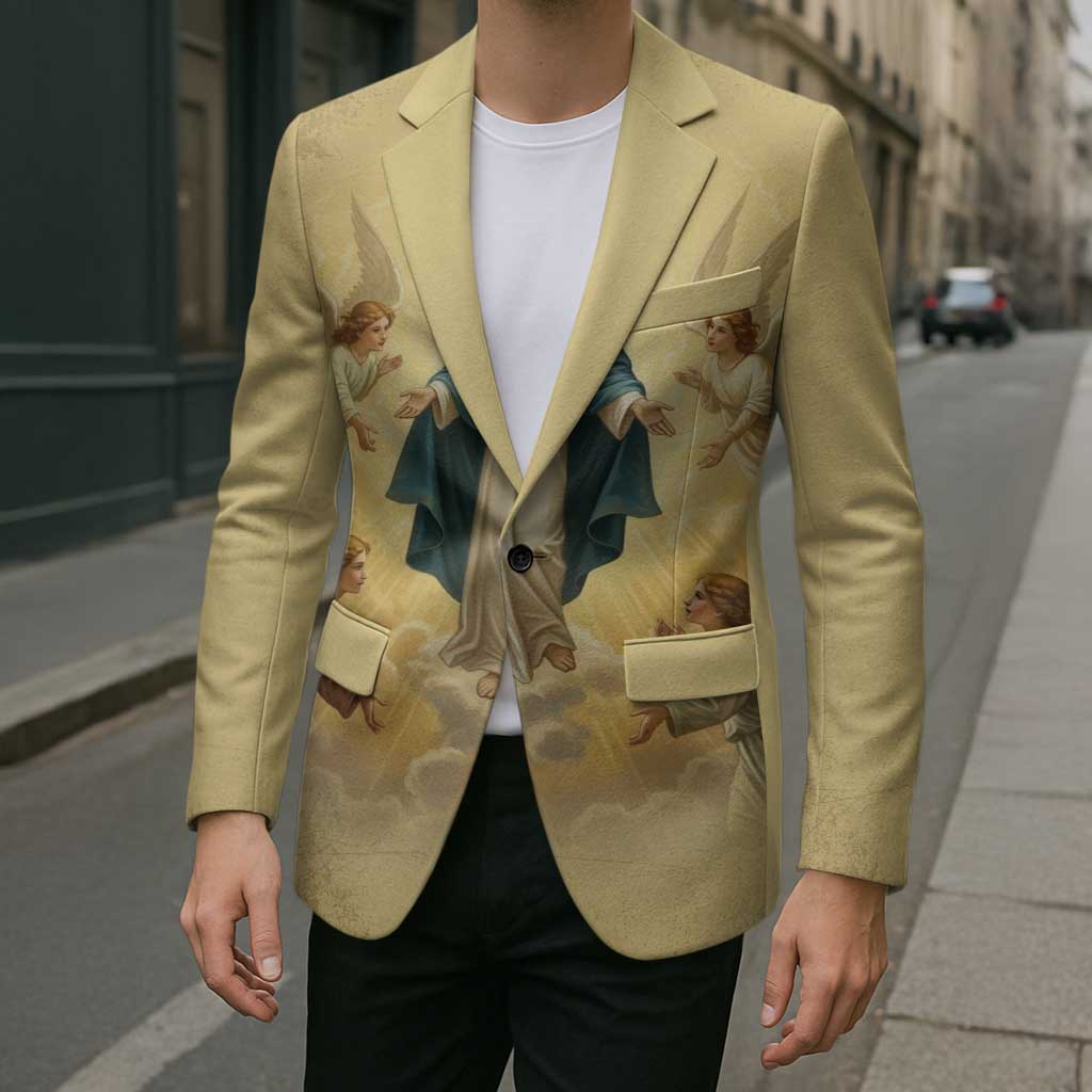 Blessed Virgin Mary Blazer Falling Asleep of the Mother of God - Wonder Print Shop