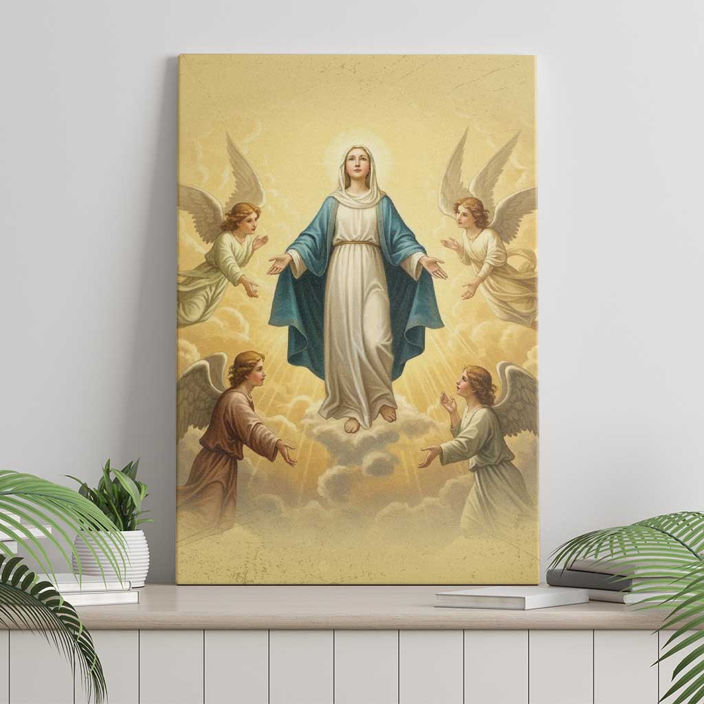 Blessed Virgin Mary Canvas Wall Art Falling Asleep of the Mother of God - Wonder Print Shop
