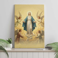Blessed Virgin Mary Canvas Wall Art Falling Asleep of the Mother of God - Wonder Print Shop