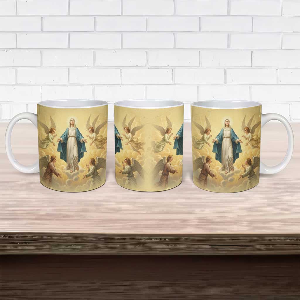 Blessed Virgin Mary Ceramic Mug Falling Asleep of the Mother of God - Wonder Print Shop