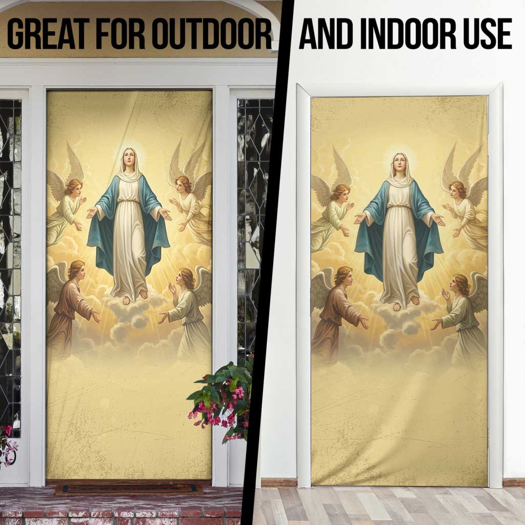 Blessed Virgin Mary Door Cover Falling Asleep of the Mother of God - Wonder Print Shop