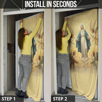 Blessed Virgin Mary Door Cover Falling Asleep of the Mother of God - Wonder Print Shop