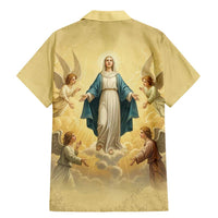 Blessed Virgin Mary Family Matching Mermaid Dress and Hawaiian Shirt Falling Asleep of the Mother of God - Wonder Print Shop