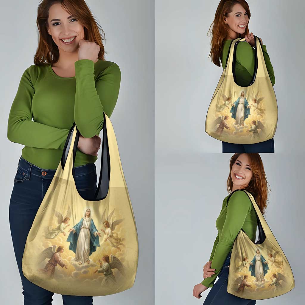 Blessed Virgin Mary Grocery Bag Falling Asleep of the Mother of God - Wonder Print Shop