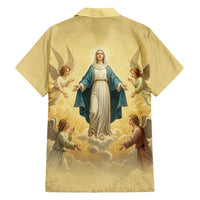 Blessed Virgin Mary Hawaiian Shirt Falling Asleep of the Mother of God - Wonder Print Shop