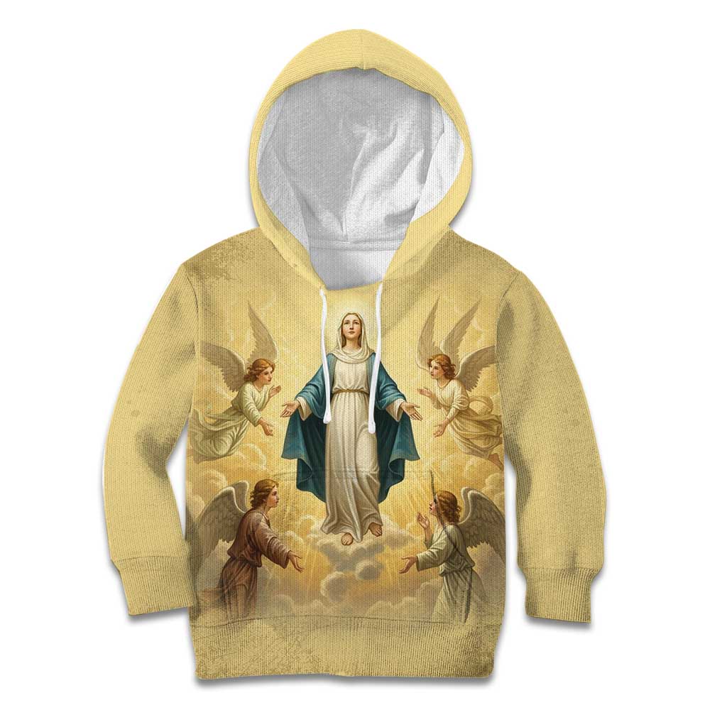 Blessed Virgin Mary Kid Hoodie Falling Asleep of the Mother of God - Wonder Print Shop