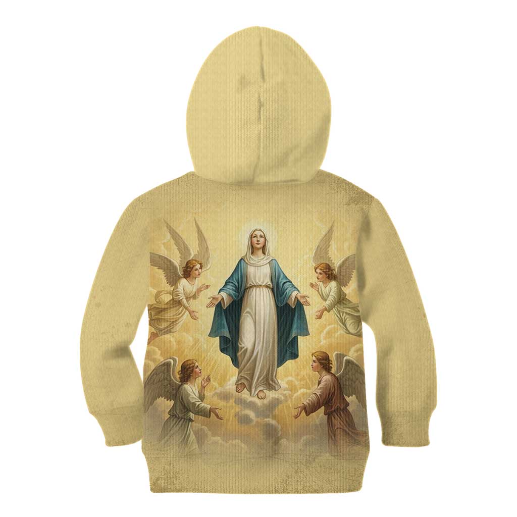 Blessed Virgin Mary Kid Hoodie Falling Asleep of the Mother of God - Wonder Print Shop