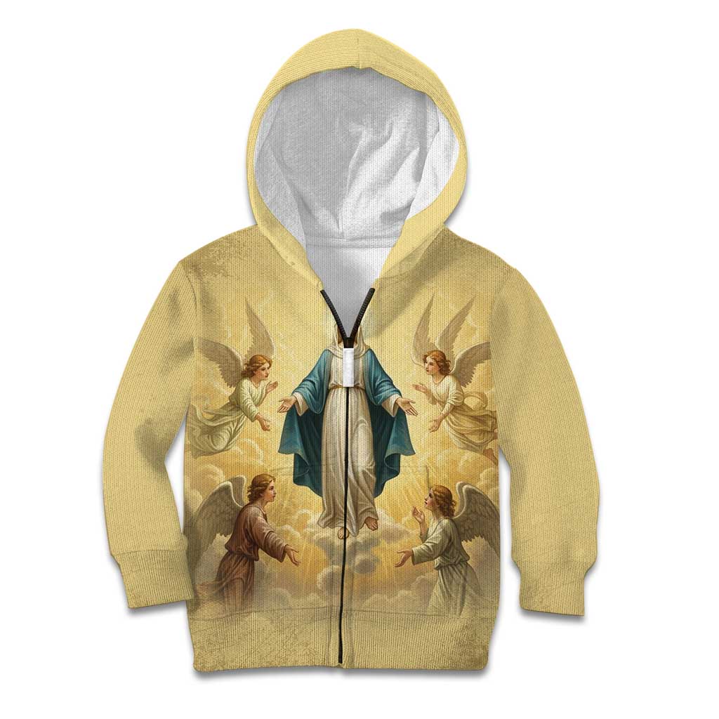 Blessed Virgin Mary Kid Hoodie Falling Asleep of the Mother of God - Wonder Print Shop