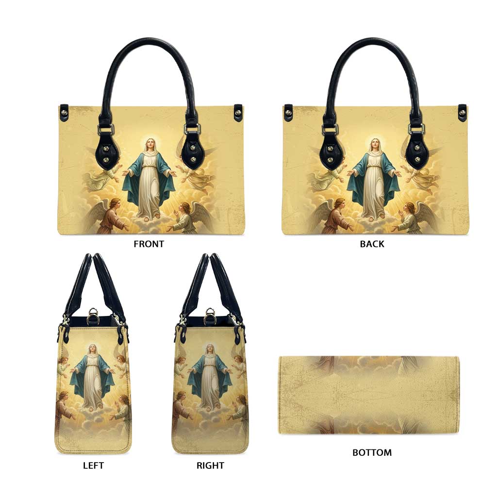 Blessed Virgin Mary Leather Bag Falling Asleep of the Mother of God - Wonder Print Shop