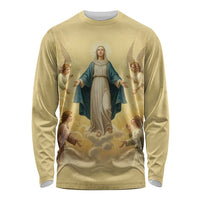 Blessed Virgin Mary Long Sleeve Shirt Falling Asleep of the Mother of God - Wonder Print Shop