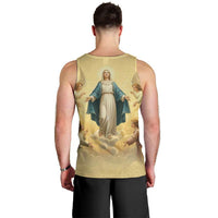 Blessed Virgin Mary Men Tank Top Falling Asleep of the Mother of God - Wonder Print Shop