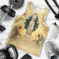 Blessed Virgin Mary Men Tank Top Falling Asleep of the Mother of God - Wonder Print Shop
