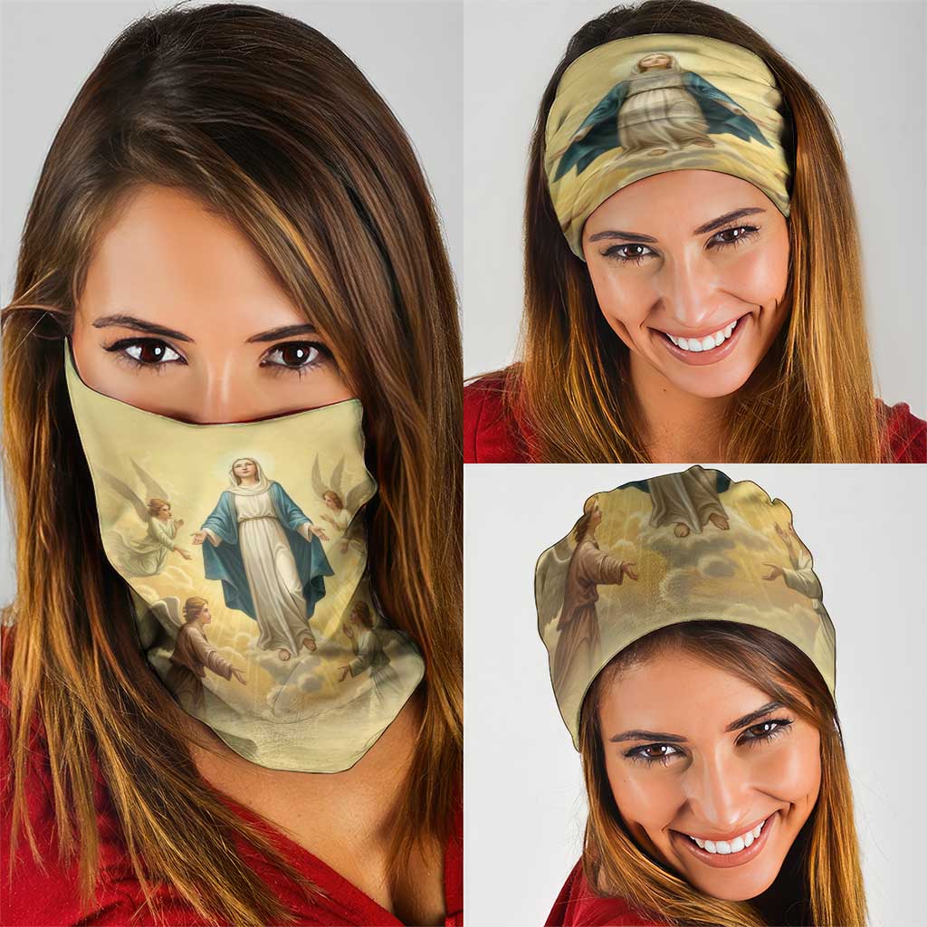 Blessed Virgin Mary Neck Gaiter Falling Asleep of the Mother of God - Wonder Print Shop