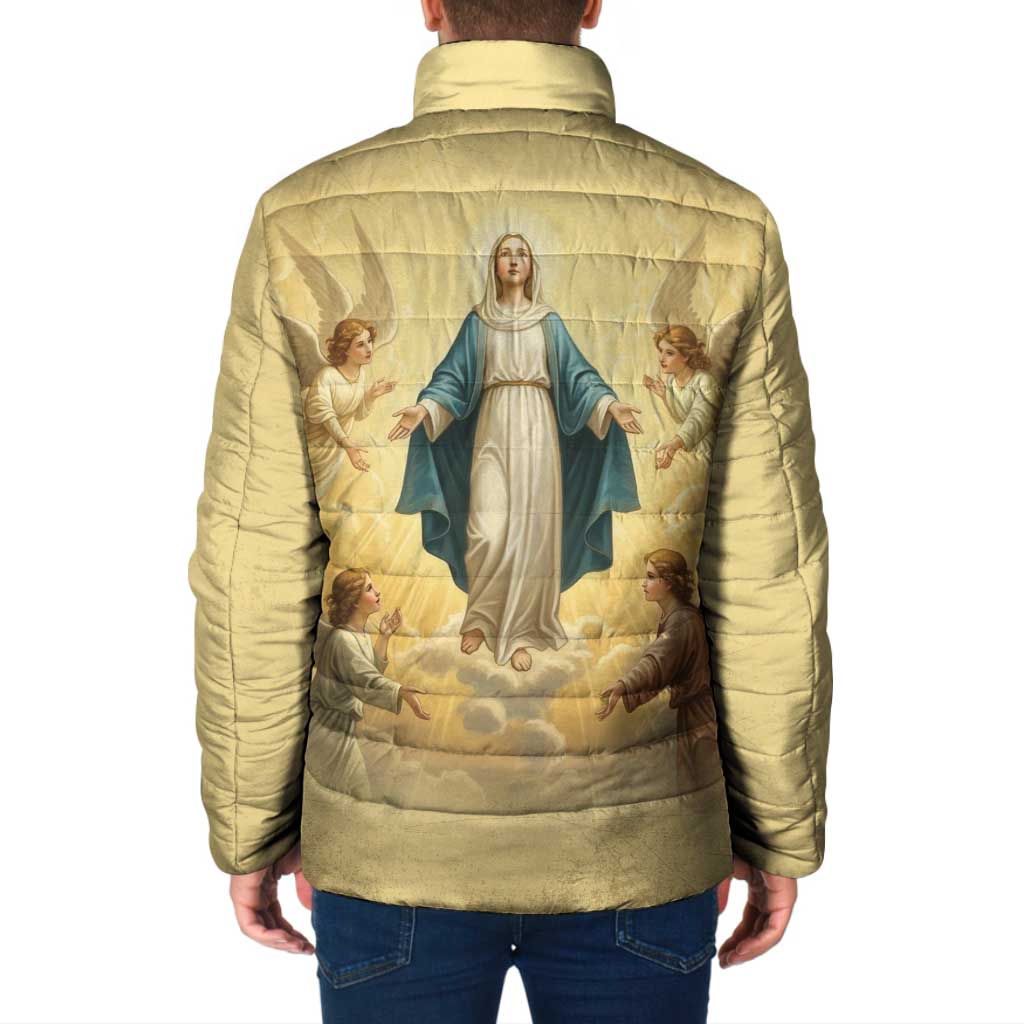 Blessed Virgin Mary Padded Jacket Falling Asleep of the Mother of God - Wonder Print Shop