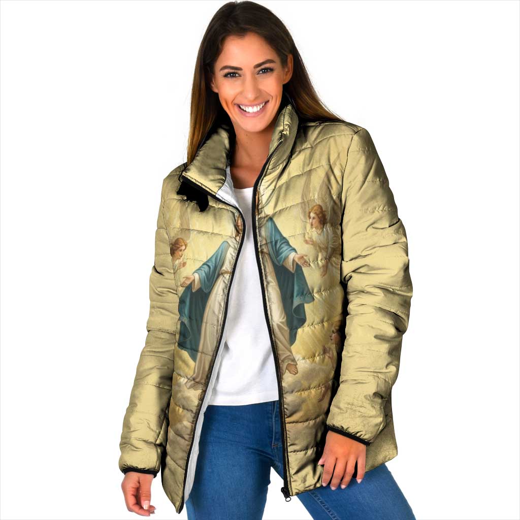 Blessed Virgin Mary Padded Jacket Falling Asleep of the Mother of God - Wonder Print Shop