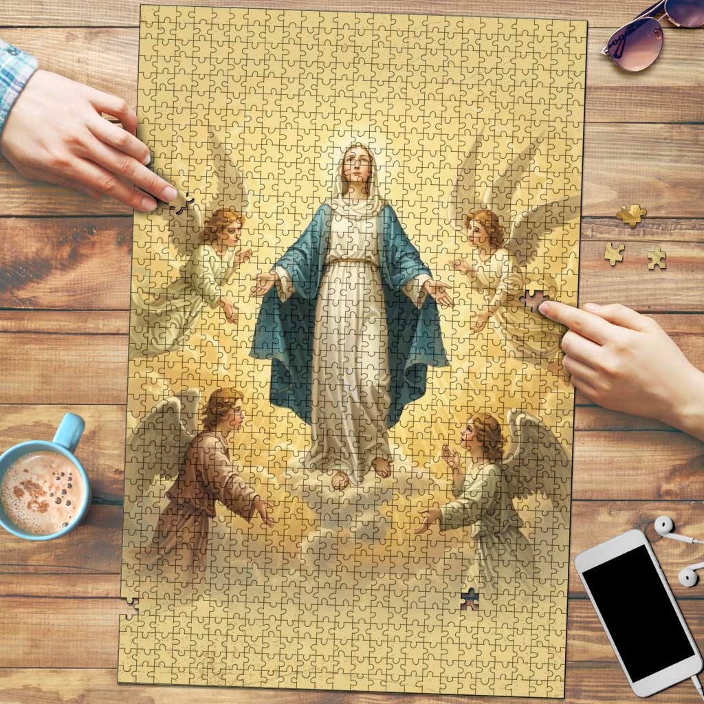 Blessed Virgin Mary Puzzle Falling Asleep of the Mother of God - Wonder Print Shop