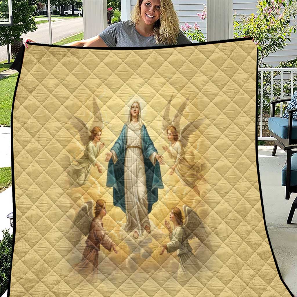 Blessed Virgin Mary Quilt Falling Asleep of the Mother of God - Wonder Print Shop