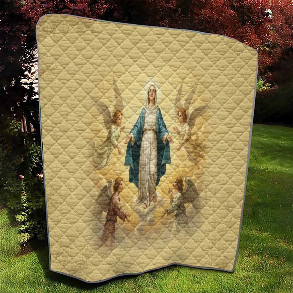 Blessed Virgin Mary Quilt Falling Asleep of the Mother of God - Wonder Print Shop
