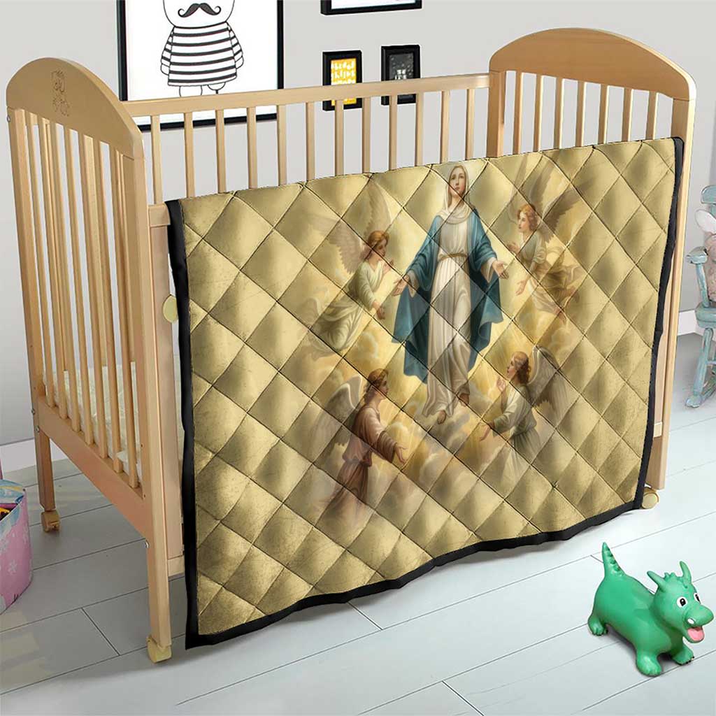 Blessed Virgin Mary Quilt Falling Asleep of the Mother of God - Wonder Print Shop