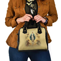 Blessed Virgin Mary Shoulder Handbag Falling Asleep of the Mother of God - Wonder Print Shop