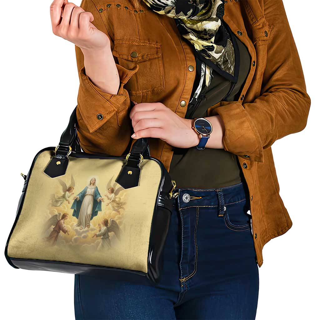 Blessed Virgin Mary Shoulder Handbag Falling Asleep of the Mother of God - Wonder Print Shop