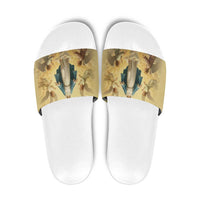 Blessed Virgin Mary Slide Sandals Falling Asleep of the Mother of God - Wonder Print Shop