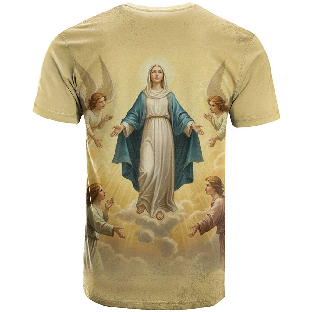 Blessed Virgin Mary T Shirt Falling Asleep of the Mother of God - Wonder Print Shop
