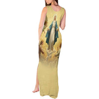 Blessed Virgin Mary Tank Maxi Dress Falling Asleep of the Mother of God - Wonder Print Shop