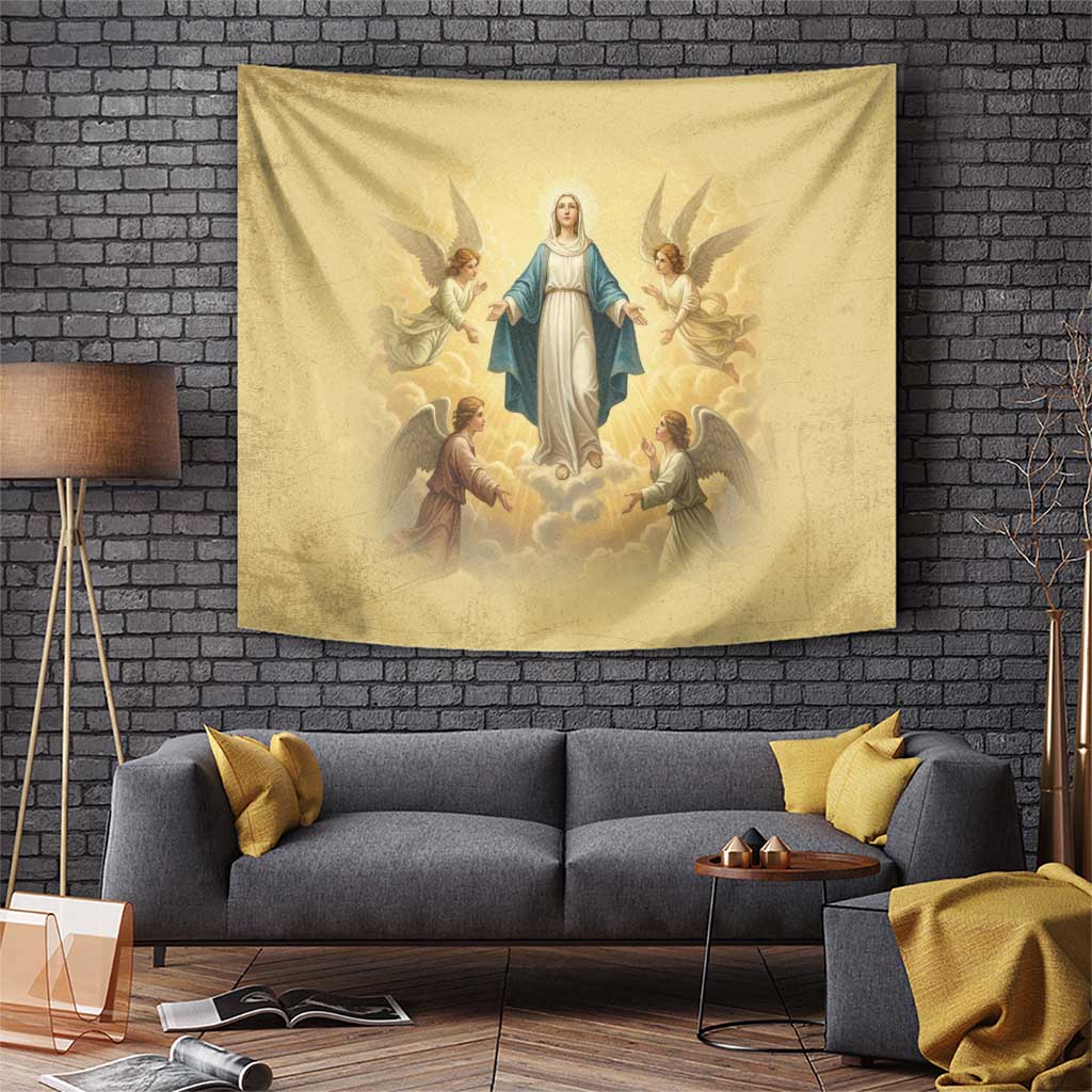 Blessed Virgin Mary Tapestry Falling Asleep of the Mother of God - Wonder Print Shop