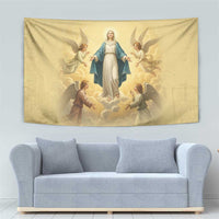 Blessed Virgin Mary Tapestry Falling Asleep of the Mother of God - Wonder Print Shop