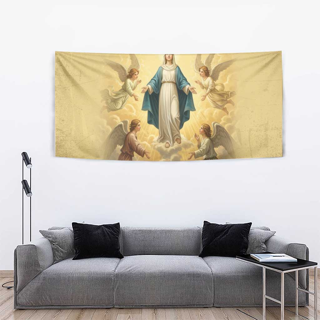 Blessed Virgin Mary Tapestry Falling Asleep of the Mother of God - Wonder Print Shop