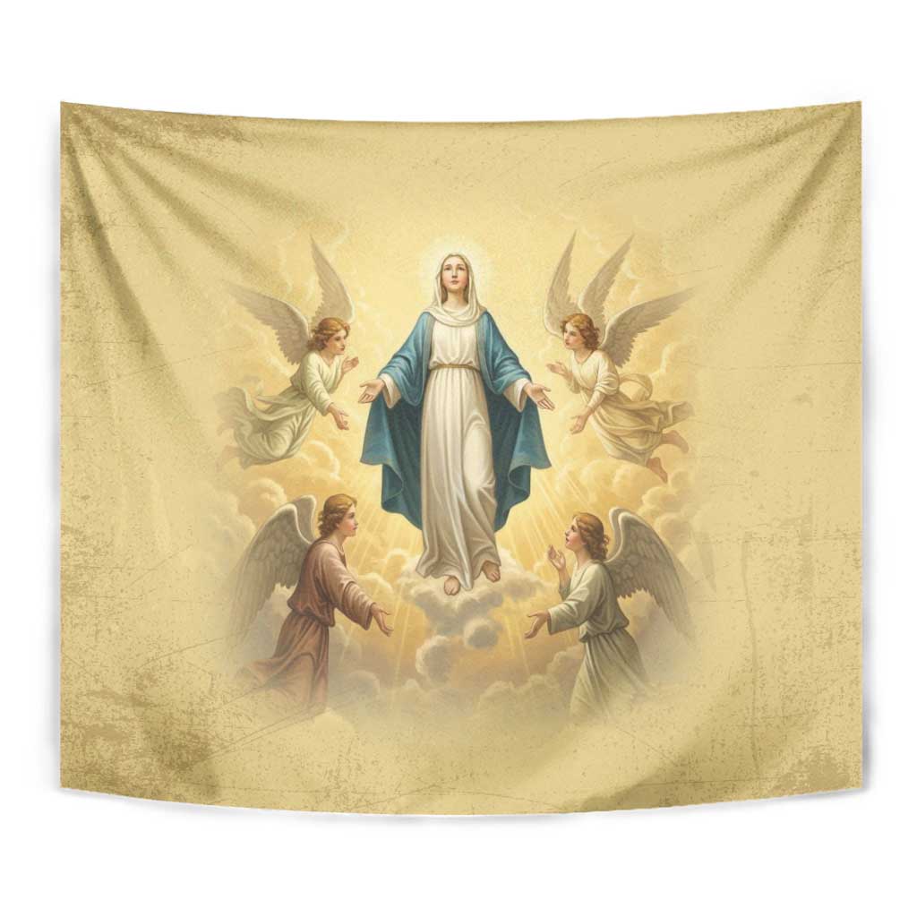 Blessed Virgin Mary Tapestry Falling Asleep of the Mother of God - Wonder Print Shop