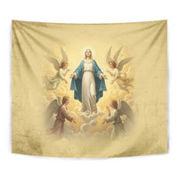Blessed Virgin Mary Tapestry Falling Asleep of the Mother of God - Wonder Print Shop
