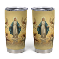 Blessed Virgin Mary Tumbler Cup Falling Asleep of the Mother of God - Wonder Print Shop