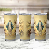 Blessed Virgin Mary Tumbler Cup Falling Asleep of the Mother of God - Wonder Print Shop