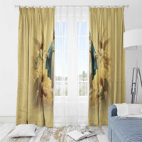 Blessed Virgin Mary Window Curtain Falling Asleep of the Mother of God - Wonder Print Shop
