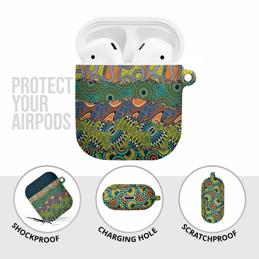 Africa Tribal Mixed Pattern AirPods Case - Wonder Print Shop