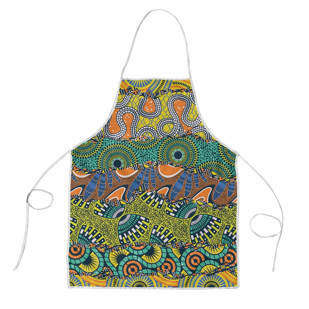 Africa Tribal Mixed Pattern Apron - Wonder Print Shop