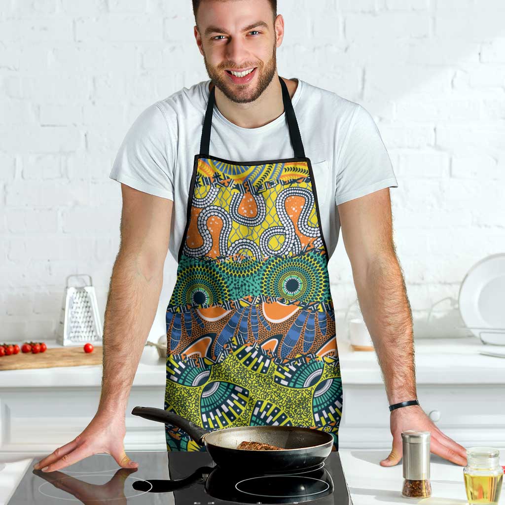 Africa Tribal Mixed Pattern Apron - Wonder Print Shop