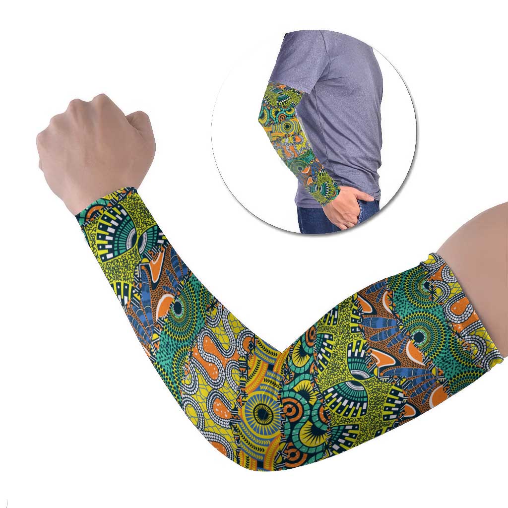 Africa Tribal Mixed Pattern Arm Sleeves - Wonder Print Shop