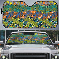 Africa Tribal Mixed Pattern Auto Sun Shade - Wonder Print Shop