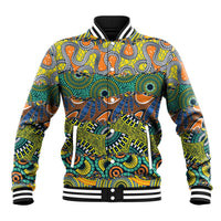 Africa Tribal Mixed Pattern Baseball Jacket - Wonder Print Shop