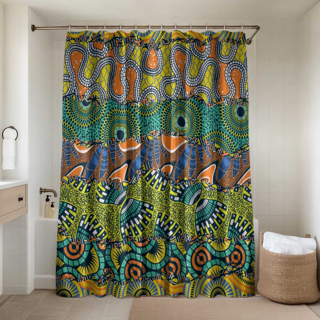 Africa Tribal Mixed Pattern Bathroom Set - Wonder Print Shop