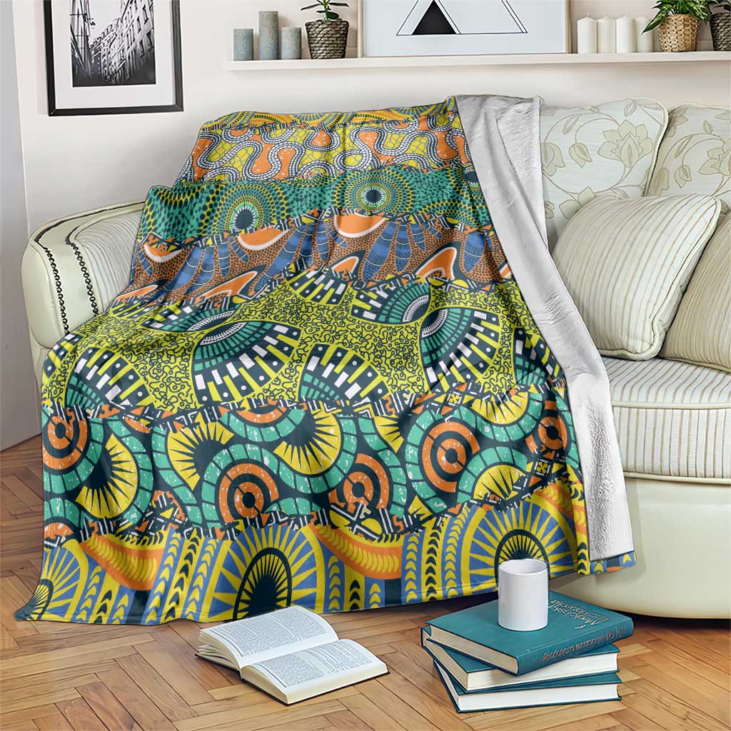 Africa Tribal Mixed Pattern Blanket - Wonder Print Shop