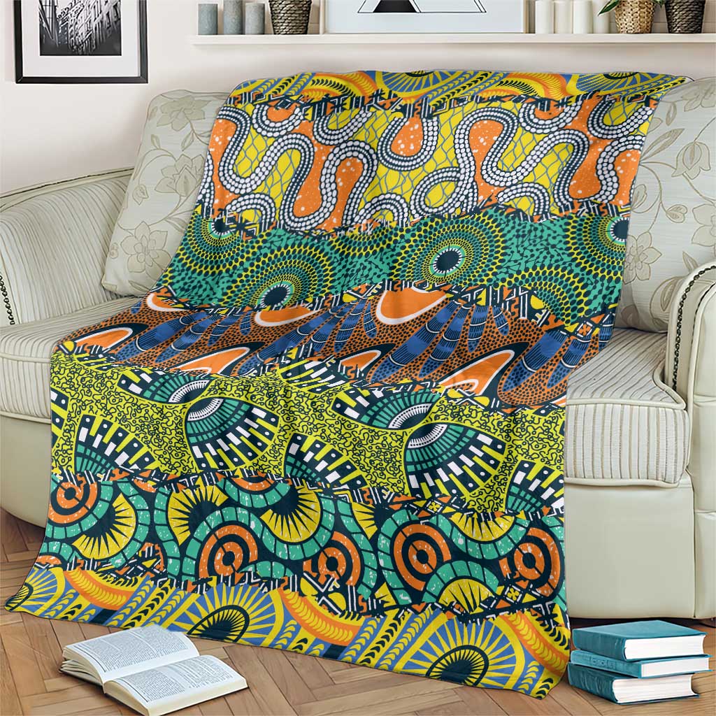 Africa Tribal Mixed Pattern Blanket - Wonder Print Shop