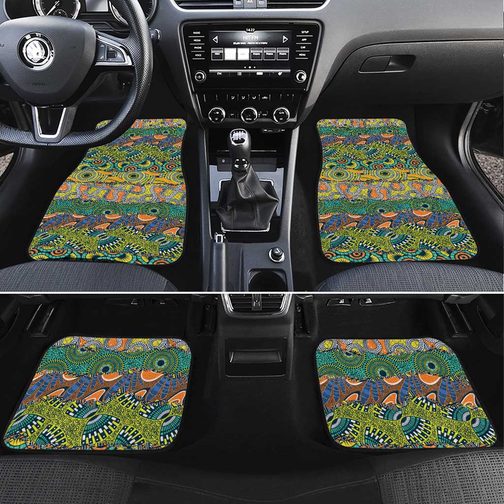 Africa Tribal Mixed Pattern Car Mats - Wonder Print Shop